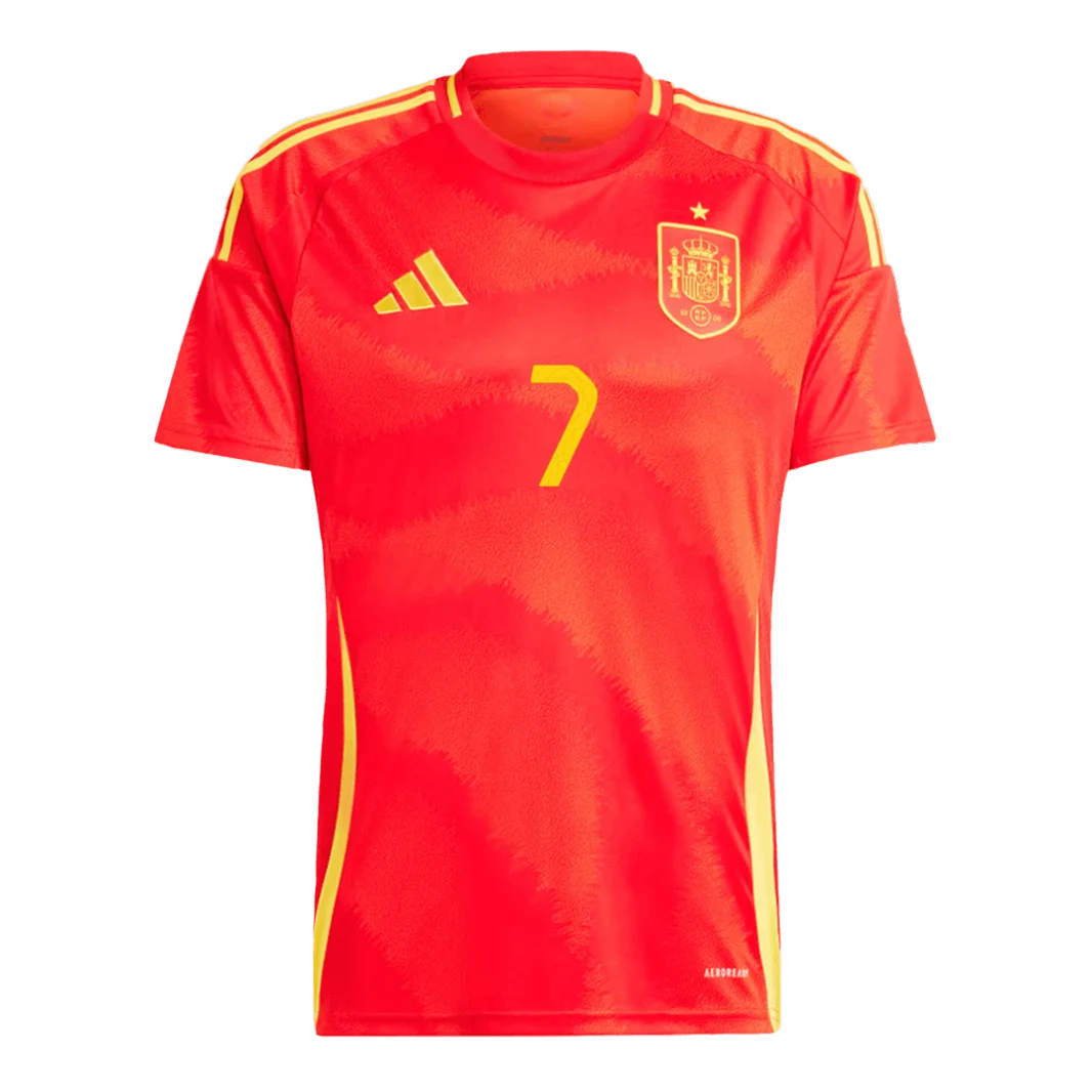 Álvaro Morata NO.7 Equipacion España Primera 2024_1 Alvaro Morata NO.7 Equipacion Espana Primera 2024 1