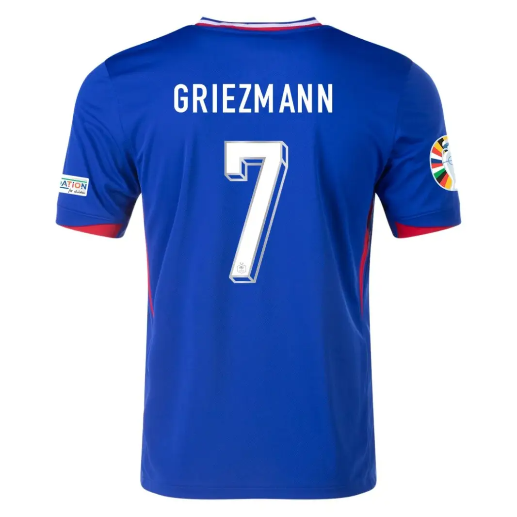 Antoine Griezmann NO.7 Equipacion Francia Primera 2024 Antoine Griezmann NO.7 Equipacion Francia Primera 2024