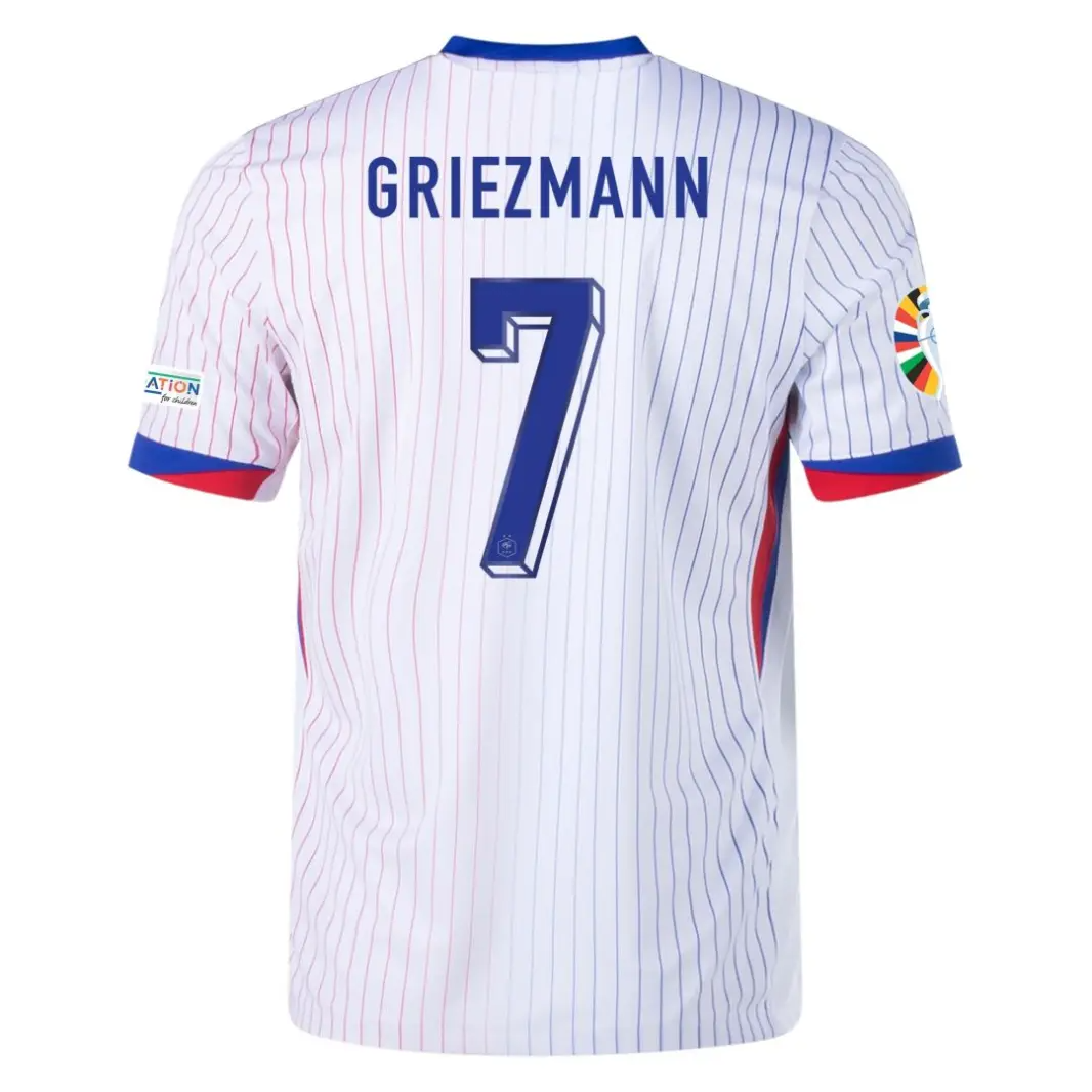 Antoine Griezmann NO.7 Equipacion Francia Segunda 2024 Antoine Griezmann NO.7 Equipacion Francia Segunda 2024