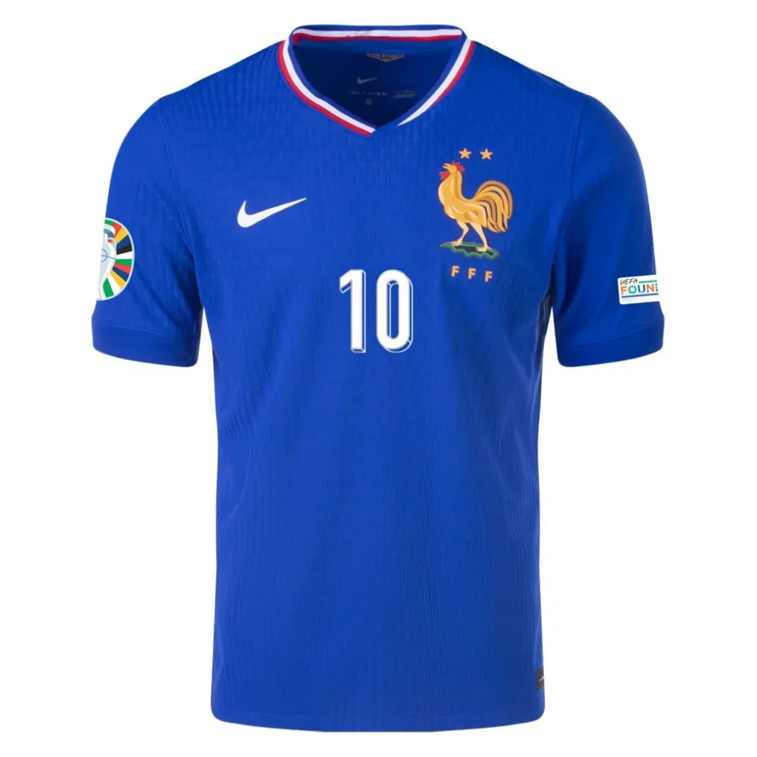 Kylian Mbappé NO.10 Equipacion Francia Jugador Versión Primera 2024_1 Kylian Mbappe NO.10 Equipacion Francia Jugador Version Primera 2024 1