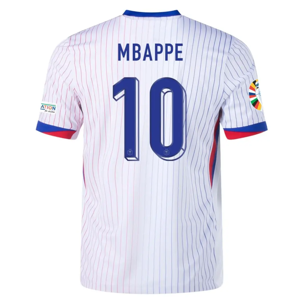 Kylian Mbappé NO.10 Equipacion Francia Segunda 2024 Kylian Mbappe NO.10 Equipacion Francia Segunda 2024