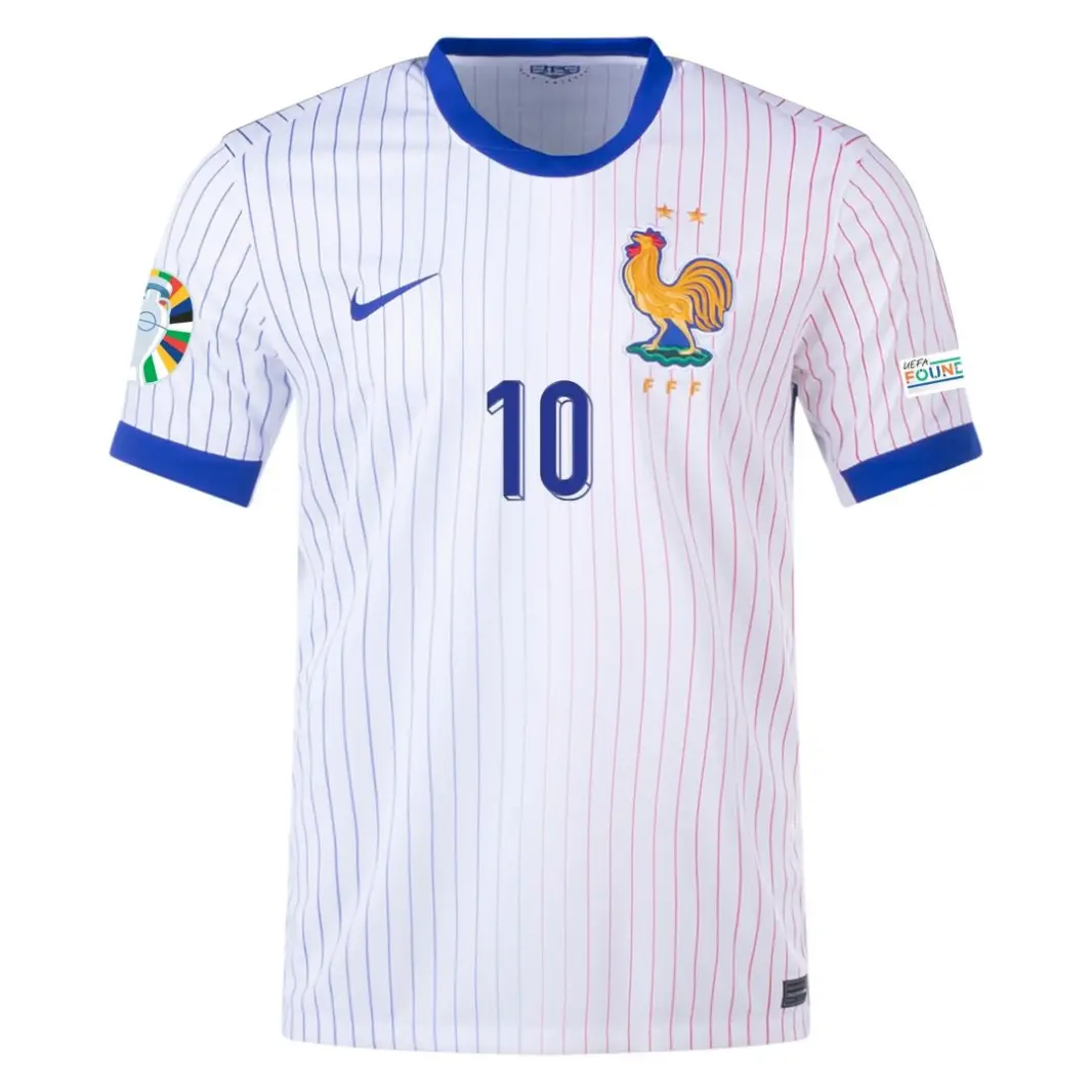 Kylian Mbappé NO.10 Equipacion Francia Segunda 2024_1 Kylian Mbappe NO.10 Equipacion Francia Segunda 2024 1