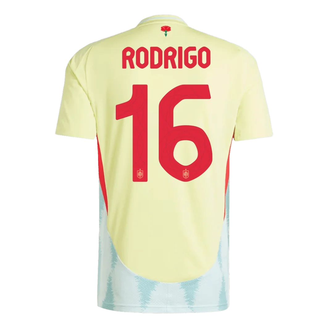 Rodrigo NO.16 Equipacion España Segunda 2024 Rodrigo NO.16 Equipacion Espana Segunda 2024
