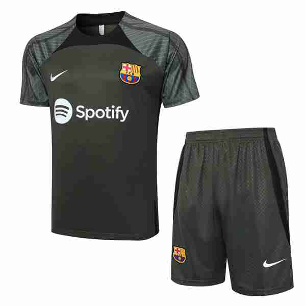 Tailandia Conjunto Camiseta FC Barcelona Entrenamiento 2024 Verde Tailandia Conjunto Camiseta FC Barcelona Entrenamiento 2024 Verde