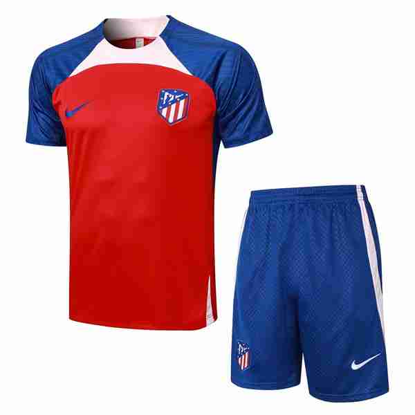 Camiseta Entrenamiento Atletico Madrid Conjunto Completo 2024 Rojo Tailandia Conjunto Equipacion Entrenamiento Atletico De Madrid 2024 Rojo