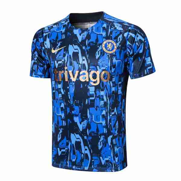Camiseta Entrenamiento Chelsea 2024 Azul Tailandia Equipacion Chelsea Entrenamiento 2024 Azul