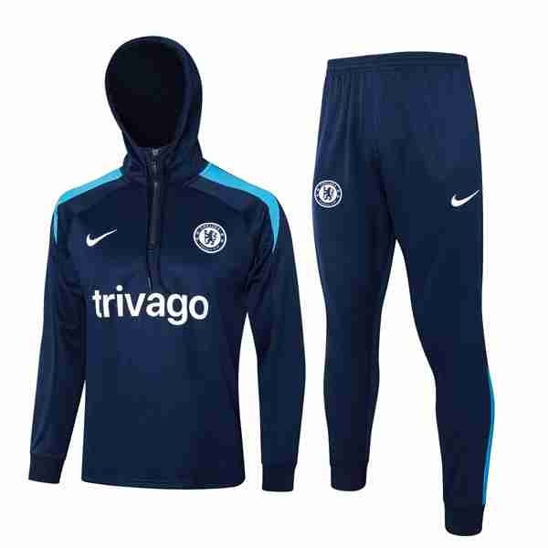 Chandal Con Capucha Chelsea 2024 2025 Azul Chandal Con Capucha Chelsea 2024 2025 Azul