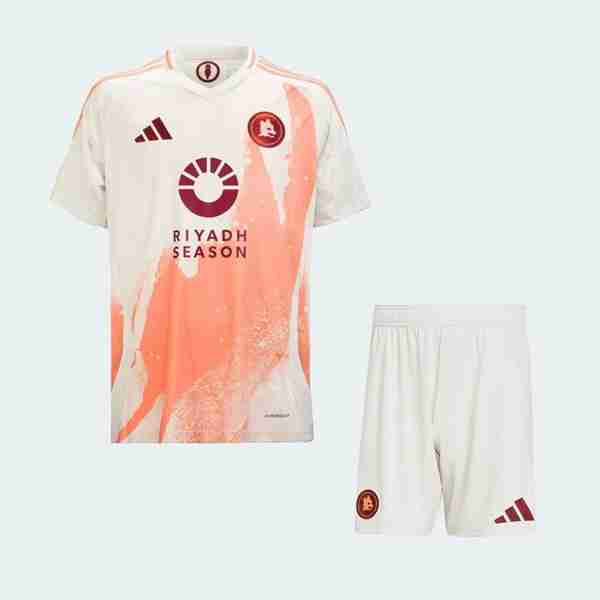 Camiseta AS Roma 2ª Niño 2024-2025 Equipacion AS Roma Conjunto Ninos Segunda 2024 2025