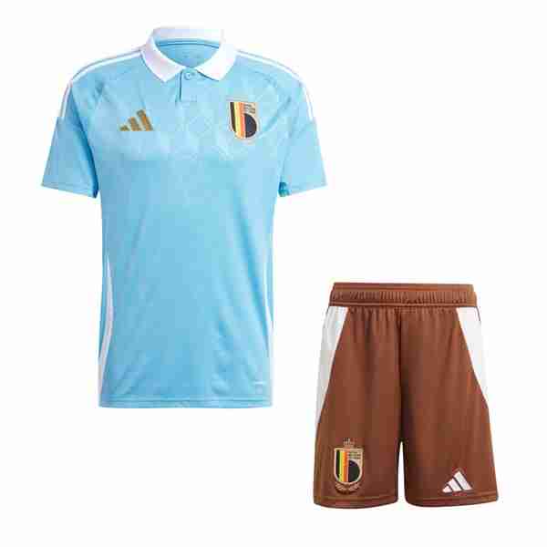 Camiseta Bélgica 2ª Niño 2024 Equipacion Belgica Conjunto Ninos Segunda 2024
