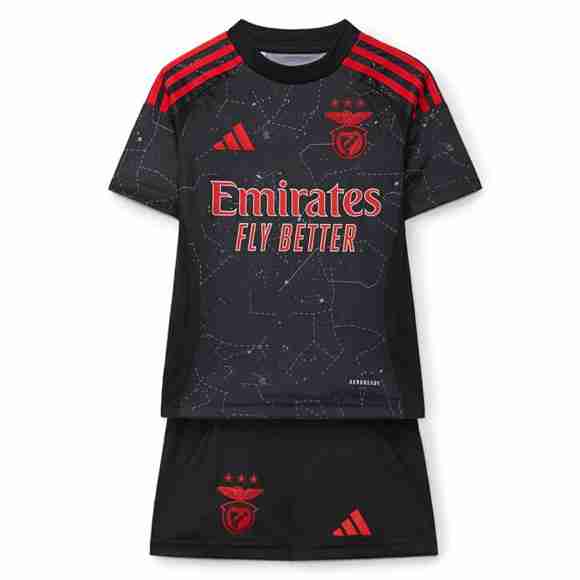 Camiseta Benfica 2ª Niño 2024-2025 Equipacion Benfica Conjunto Ninos Segunda 2024 2025