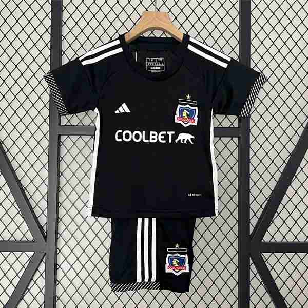 Camiseta Colo Colo 2ª Niño 2024-2025 Equipacion Colo Colo Conjunto Ninos Segunda 2024 2025