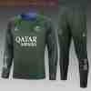 Sudadera Entrenamiento Ninos Paris Saint Germain 2024 2025 Verde