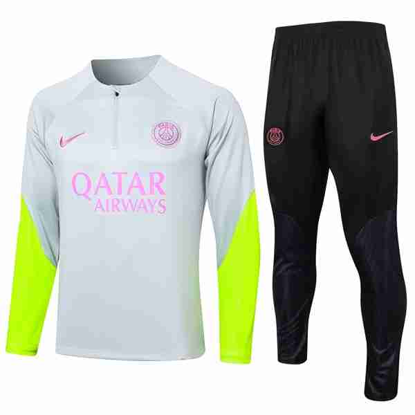 Sudadera De Training PSG 2024-2025 Gris Sudadera Entrenamiento Paris Saint Germain 2024 2025 Gris