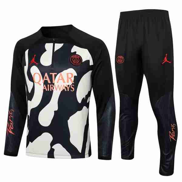 Sudadera De Training PSG 2024-2025 Negro Amarillo Sudadera Entrenamiento Paris Saint Germain 2024 2025 Negro Amrillo