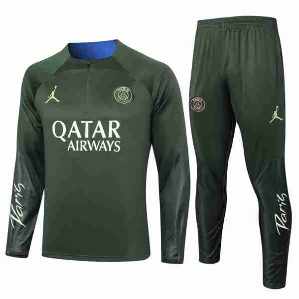 Sudadera De Training PSG 2024-2025 Verde Sudadera Entrenamiento Paris Saint Germain 2024 2025 Verde