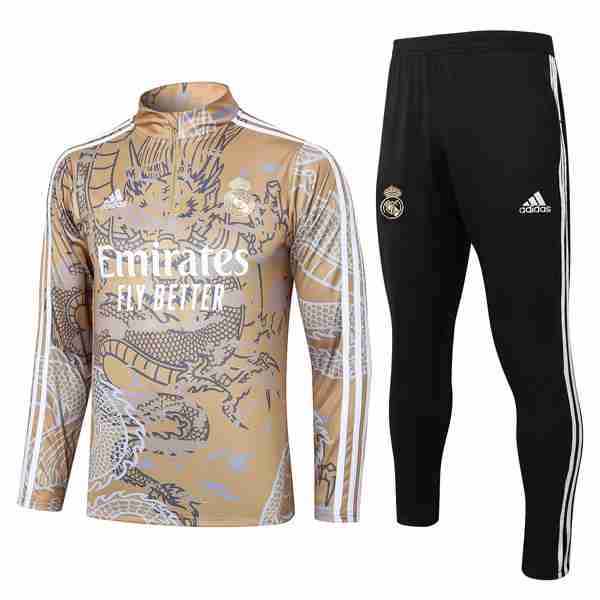 Sudadera De Training Real Madrid 2024-2025 Amarillo Sudadera Entrenamiento Real Madrid 2024 2025 Amarillo