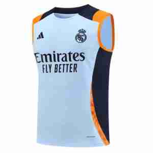 Tailandia Equipacion Real Madrid Sin Mangas Entrenamiento 2024 2025