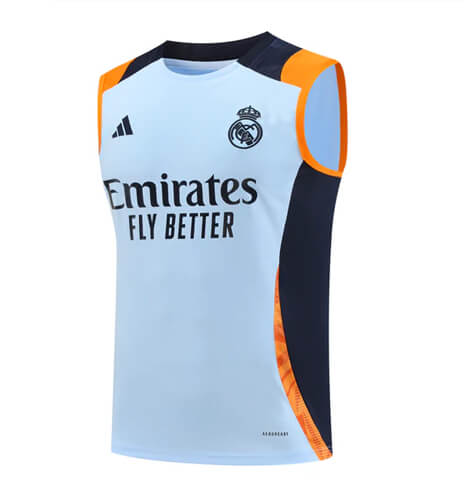 Tailandia Equipacion Real Madrid Sin Mangas Entrenamiento 2024 2025 Tailandia Equipacion Real Madrid Sin Mangas Entrenamiento 2024 2025