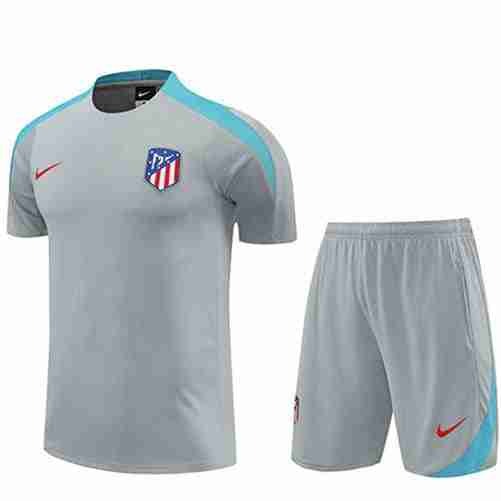 Tailandia Conjunto Equipacion Atlético De Madrid Entrenamiento 2024 2025 Gris Tailandia Conjunto Equipacion Atletico De Madrid Entrenamiento 2024 2025 Gris