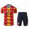 Tailandia Conjunto Equipacion FC Barcelona Entrenamiento 2024 2025 Naranja