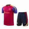 Tailandia Conjunto Equipacion FC Barcelona Entrenamiento 2024 2025 Rojo Azul