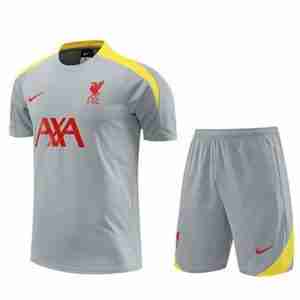 Tailandia Conjunto Equipacion Liverpool Entrenamiento 2024 2025 Gris