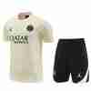 Tailandia Conjunto Equipacion Paris Saint Germain Entrenamiento 2024 2025 Claro Marron