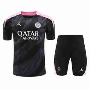 Tailandia Conjunto Equipacion Paris Saint Germain Entrenamiento 2024 2025 Negro