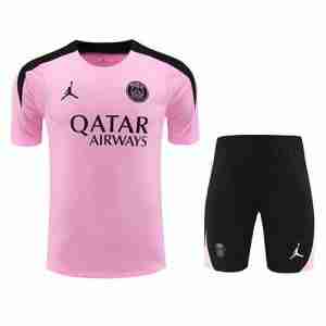Tailandia Conjunto Equipacion Paris Saint Germain Entrenamiento 2024 2025 Rosa Negro