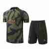 Tailandia Conjunto Equipacion Paris Saint Germain Entrenamiento 2024 2025 Verde Negro