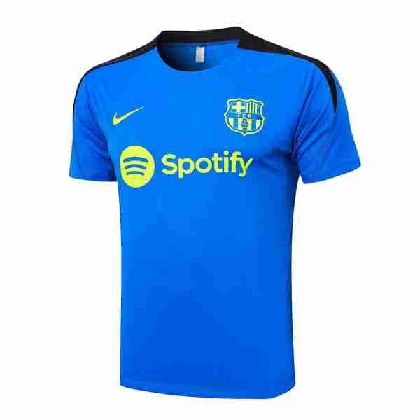 Camiseta Entrenamiento Barcelona 2024-2025 Azul Negro Tailandia Equipacion FC Barcelona Entrenamiento 2024 2025 Azul Negro