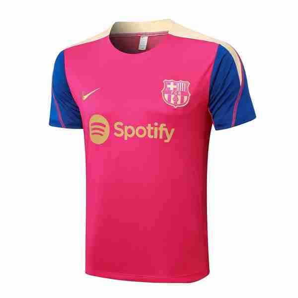 Camiseta Entrenamiento Barcelona 2024-2025 Rojo Azul Tailandia Equipacion FC Barcelona Entrenamiento 2024 2025 Rojo Azul
