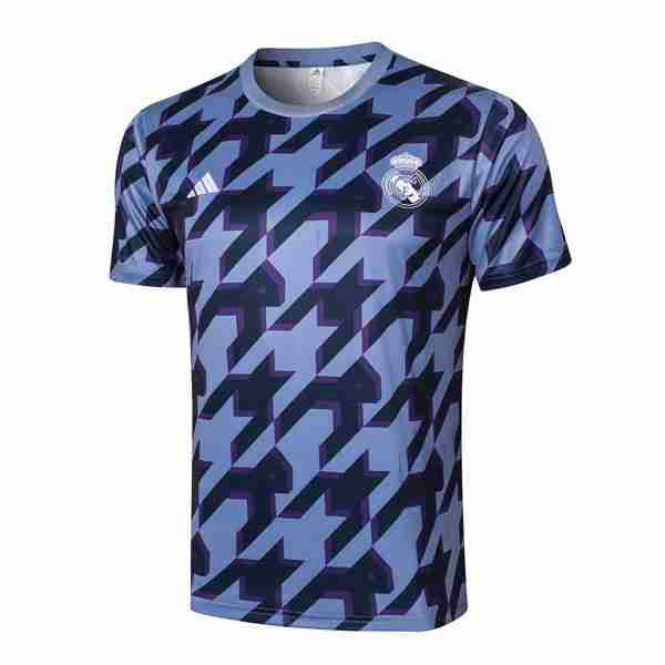 Camiseta Entrenamiento Real Madrid 2024-2025 Azul Negro Tailandia Equipacion Real Madrid Entrenamiento 2024 2025 Azul Negro