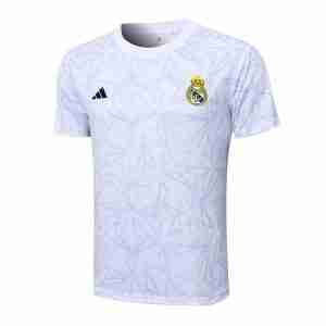 Tailandia Equipacion Real Madrid Entrenamiento 2024 2025 Blanco Gris