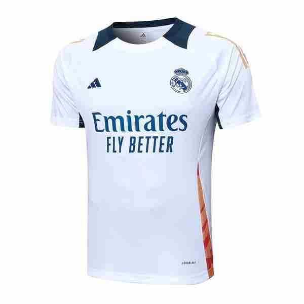 Camiseta Entrenamiento Real Madrid 2024-2025 Blanco 2 Tailandia Equipacion Real Madrid Entrenamiento 2024 2025