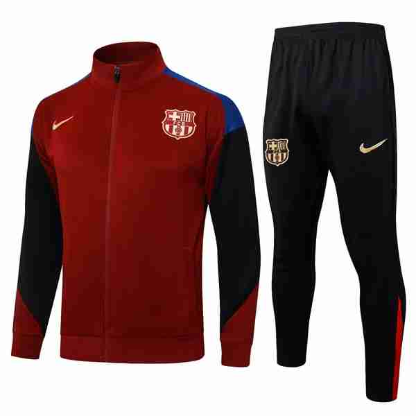 Chandal Barcelona 2024-2025 Rojo Negro 3 Chandal Barcelona 2024 2025 Rojo Negro