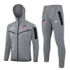 Chandal Con Capucha Atletico Madrid 2024 2025 Gris