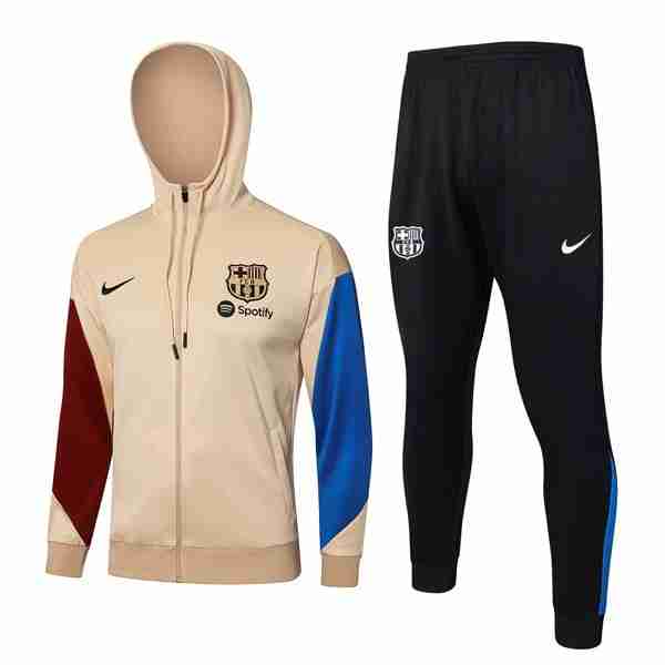 Chandal Con Capucha Barcelona 2024-2025 Amarillo Azul Rojo Chandal Con Capucha Barcelona 2024 2025 Amarillo Azul Rojo