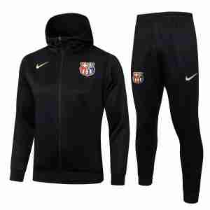 Chandal Con Capucha FC Barcelona 2024 2025 Negro