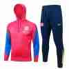 Chandal Con Capucha FC Barcelona 2024 2025 Rojo Azul