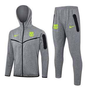 Chandal Con Capucha FC Barcelona 2024 25 Gris
