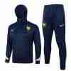 Chandal Con Capucha Francia 2024 2025 Azul