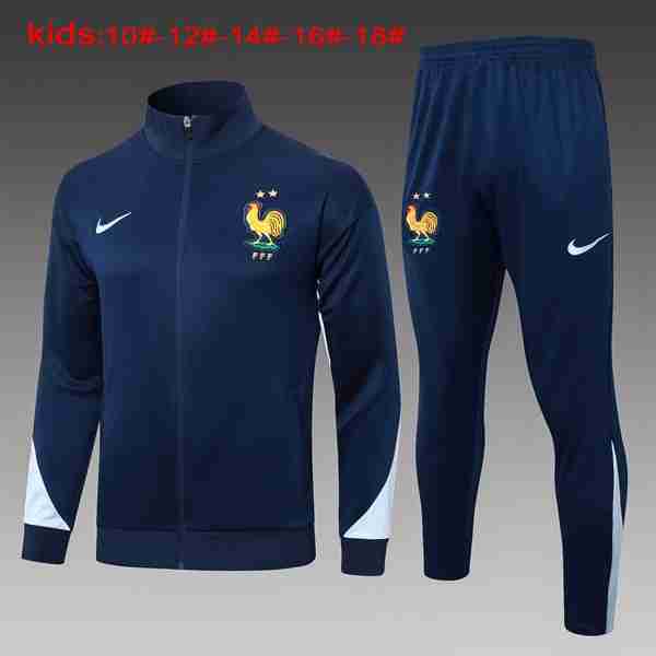 Niños Chandal Francia 2024-2025 Azul 3 Chandal Ninos Francia 2024 2025 Azul