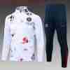 Chandal Niños Paris Saint Germain 2024 2025 Blanco Rojo