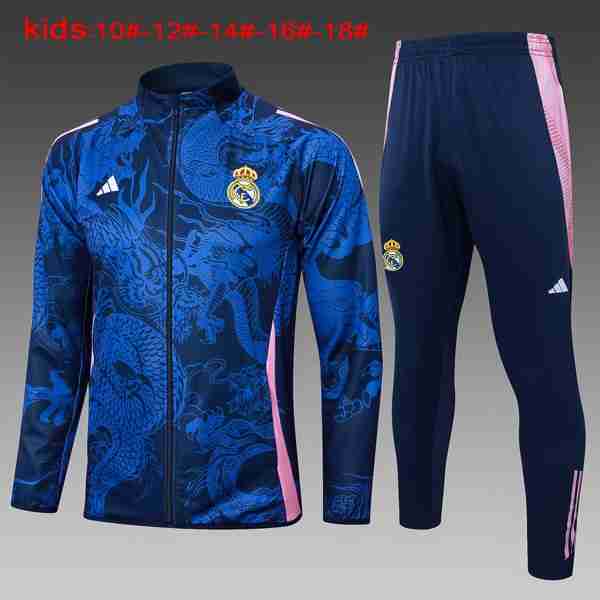 Niños Chandal Real Madrid 2024-2025 Azul 3 Chandal Ninos Real Madrid 2024 2025 Azul