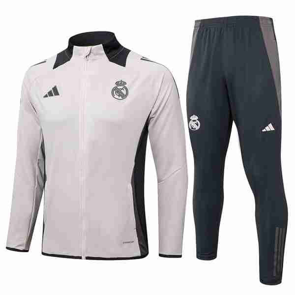 Chandal Real Madrid 2024-2025 Gris 3 Chandal Real Madrid 2024 2025 Gris