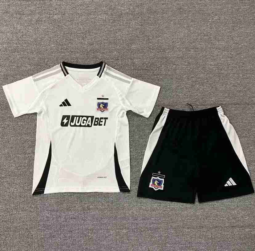 Equipacion Colo Colo Conjunto Niños Primera 2025 2026 Equipacion Colo Colo Conjunto Ninos Primera 2025 2026