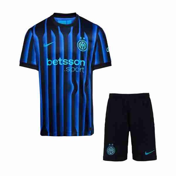 Camiseta Inter Milan 1ª Niño 2025-2026 Equipacion Inter Milan Conjunto Ninos Primera 2025 2026 1