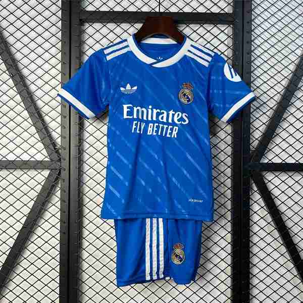 Camiseta Real Madrid 3ª Niño 2025-2026 Equipacion Real Madrid Conjunto Ninos Tercera 2025 2026 1