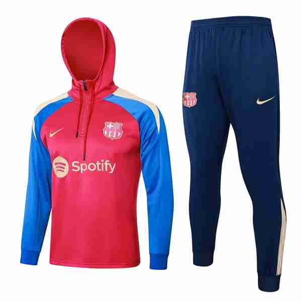 Sudadera Con Capucha Barcelona 2024-2025 Rojo Azul 3 Sudadera Con Capucha Barcelona 2024 2025 Rojo Azul